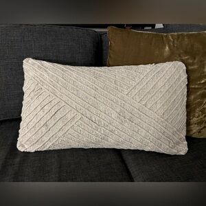 World Market Pillow (appx 24x13”)